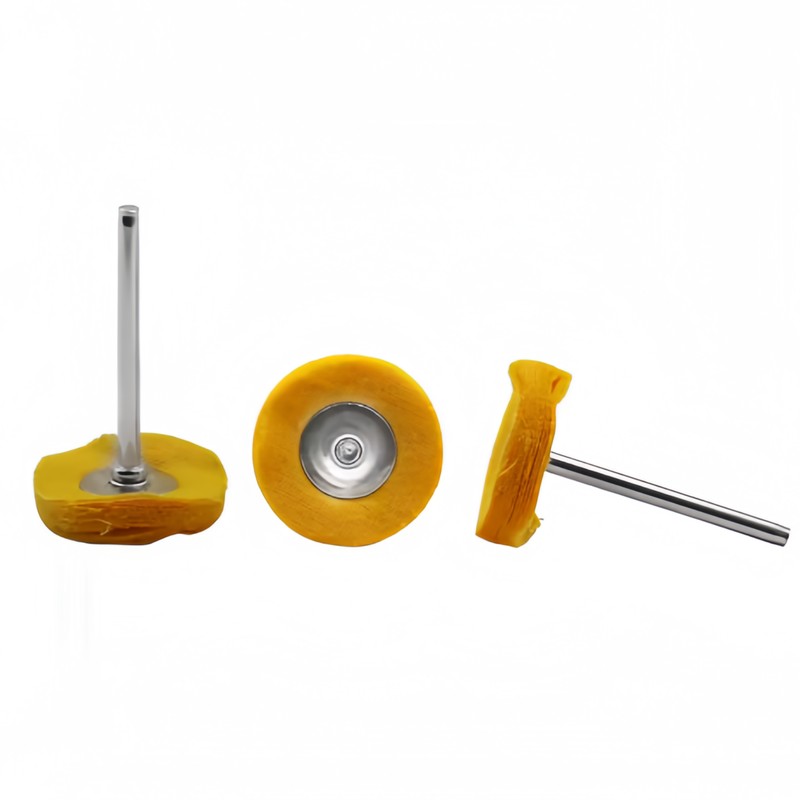 Jewelry With Watches - 57個入り 3mm イエロー研磨布ホイール、耐摩耗性、糸くずなし、ジュエリーウォッチ金属研磨用、回転工具アクセサリー