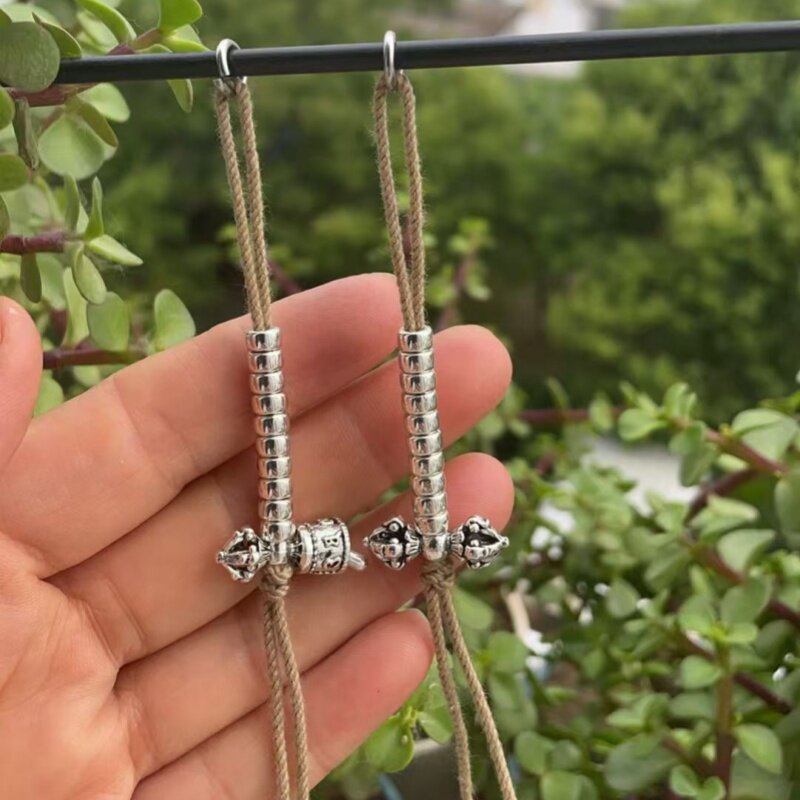 チベット銀製カウンターサイドハンギングペアアクセサリー、フル - Fine Jewelry & Watches Photos のレビューと価格