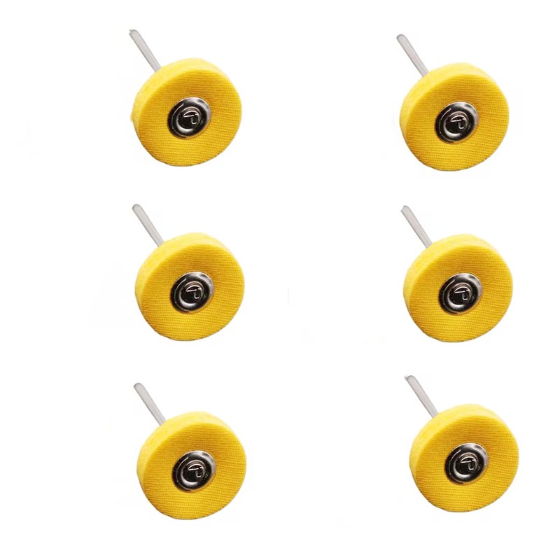 59個入り 3mm イエロー研磨布ホイール、耐摩耗性、糸くず - Jewelry With Watches のレビューと価格
