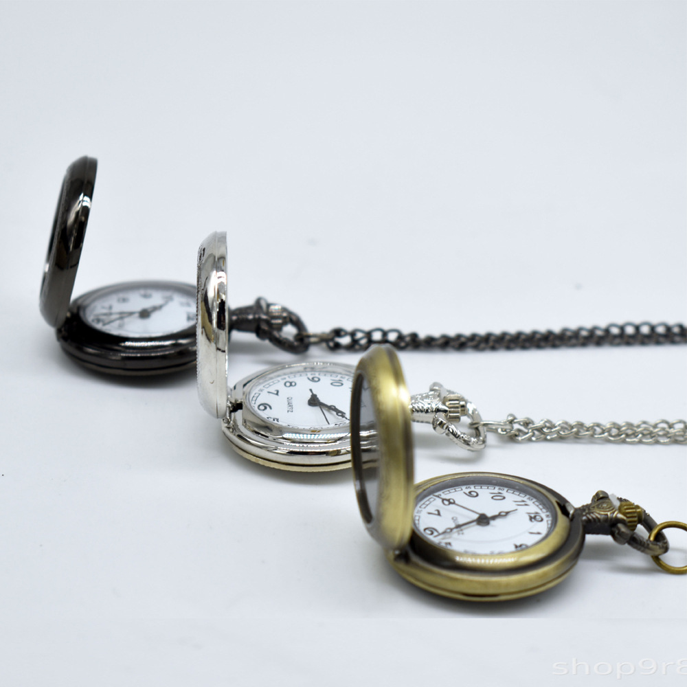 カスタムヴィンテージメタル懐中時計ペンダントネックレス クラ - Jewelry With Watches のレビューと価格
