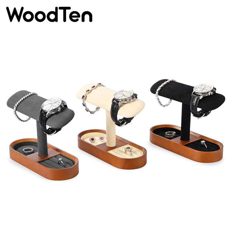 木製腕時計ディスプレイスタンド（引き出し付き）、木製腕時計収 - Jewelry Organizer Watches のレビューと価格
