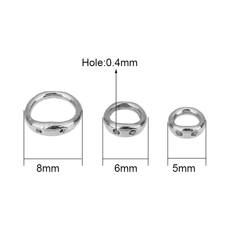 20 個ステンレス鋼ネックレスクラスプフック糸通しビーズ用品 - Charm Bracelet Beads のレビューと価格
