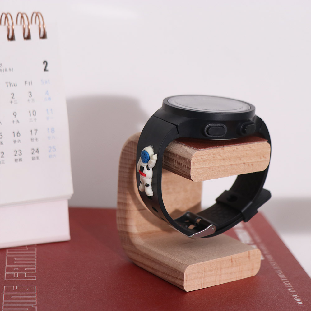 木製時計ディスプレイスタンドテーブルトップオーナメントシンプ - Jewelry Organizer Watches のレビューと価格
