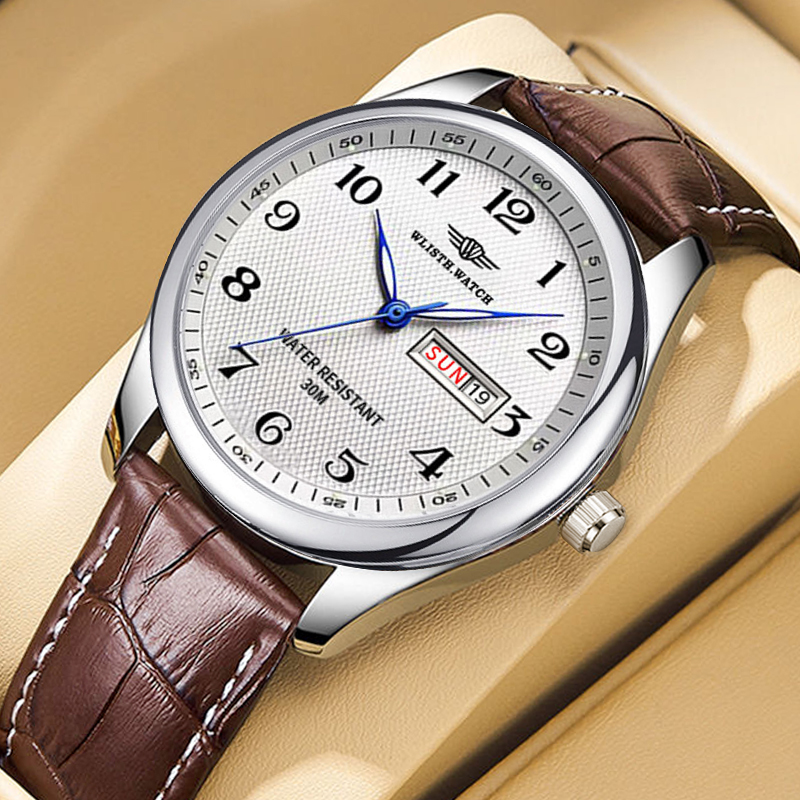 WLISTH 高級ブランドメンズ腕時計クォーツ時計アラビア数 - Jewelry Inspired Watches のレビューと価格
