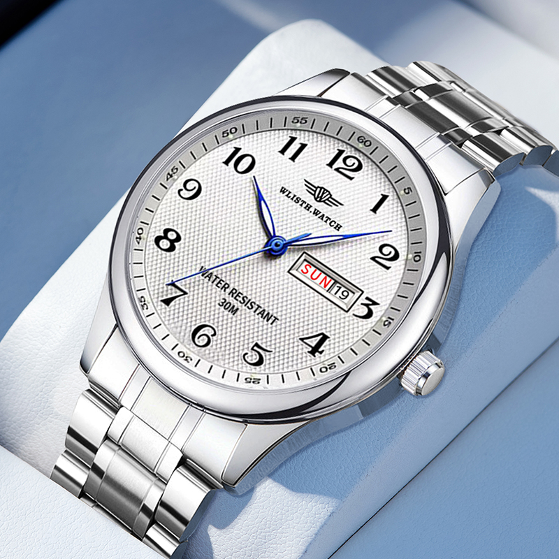WLISTH 高級ブランドメンズ腕時計クォーツ時計アラビア数 - Jewelry Inspired Watches のレビューと価格