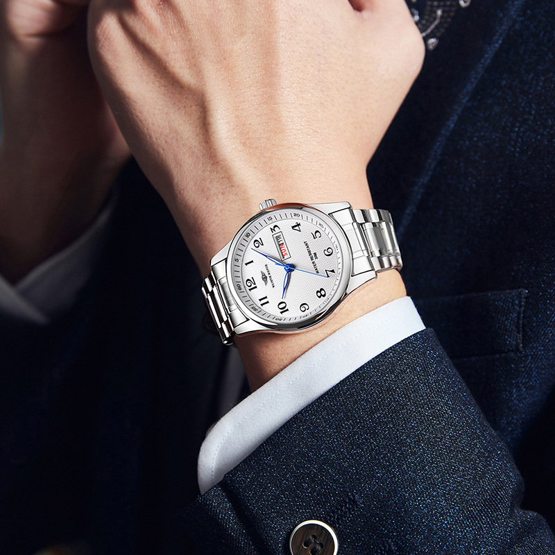 WLISTH 高級ブランドメンズ腕時計クォーツ時計アラビア数 - Jewelry Inspired Watches のレビューと価格