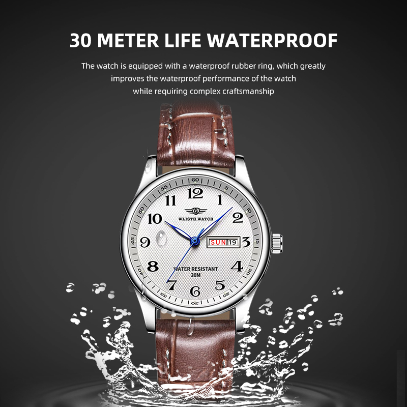 WLISTH 高級ブランドメンズ腕時計クォーツ時計アラビア数 - Jewelry Inspired Watches のレビューと価格