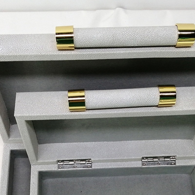 レザージュエリーボックス,木製フレームオーガナイザー,高級ジ - Jewelry And Watches Stores のレビューと価格