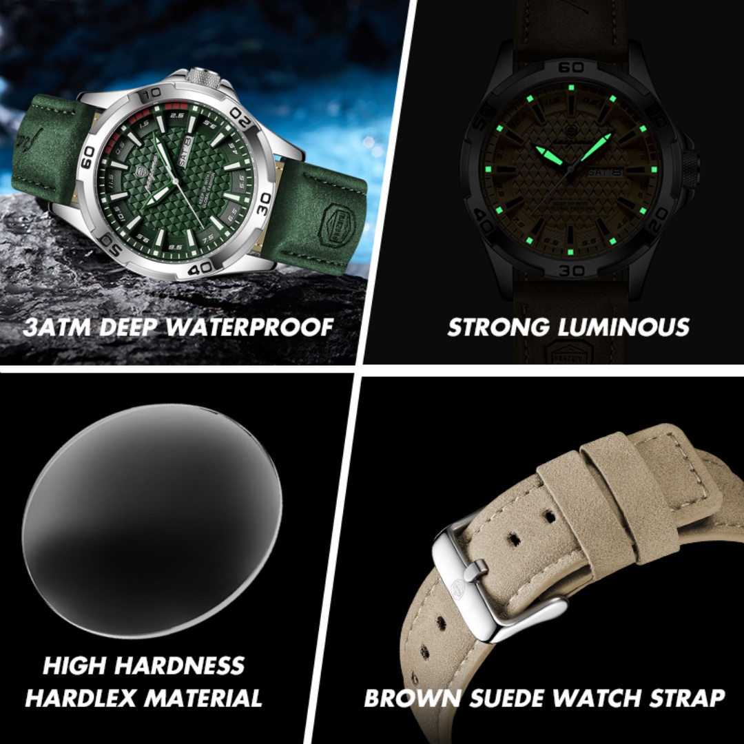 PAAZOMU 高級ブランドメンズ腕時計 ファッションクォー - Jewelry Inspired Watches のレビューと価格