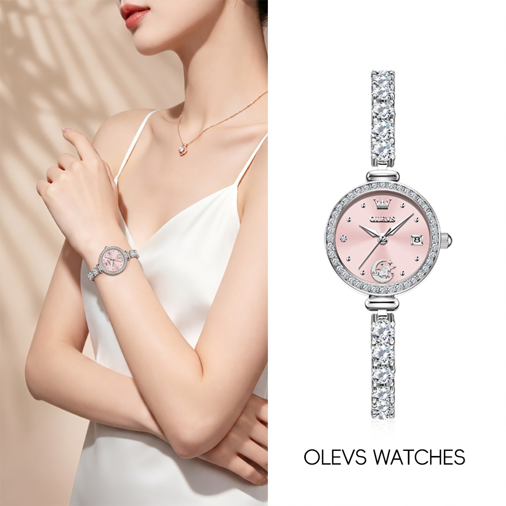 OLEVS 2998 ブランドオリジナルの本物の女性用腕時計 - Jewelry Watches For Women のレビューと価格
