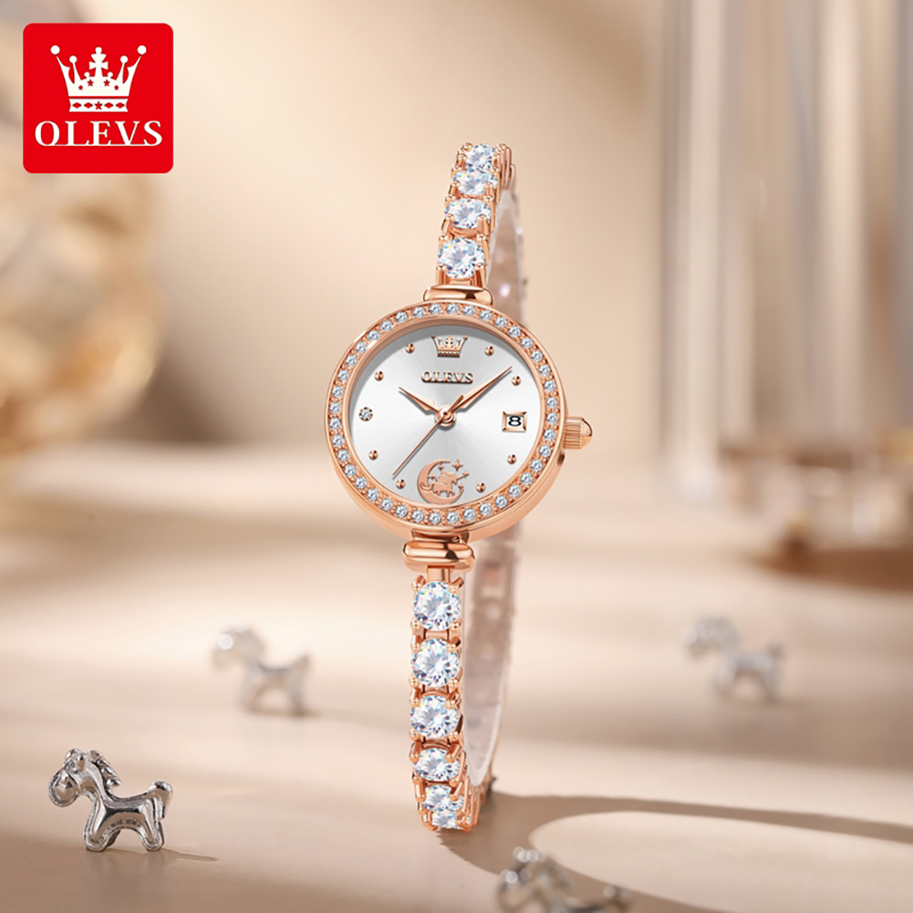 OLEVS 2998 ブランドオリジナルの本物の女性用腕時計 - Jewelry Watches For Women のレビューと価格