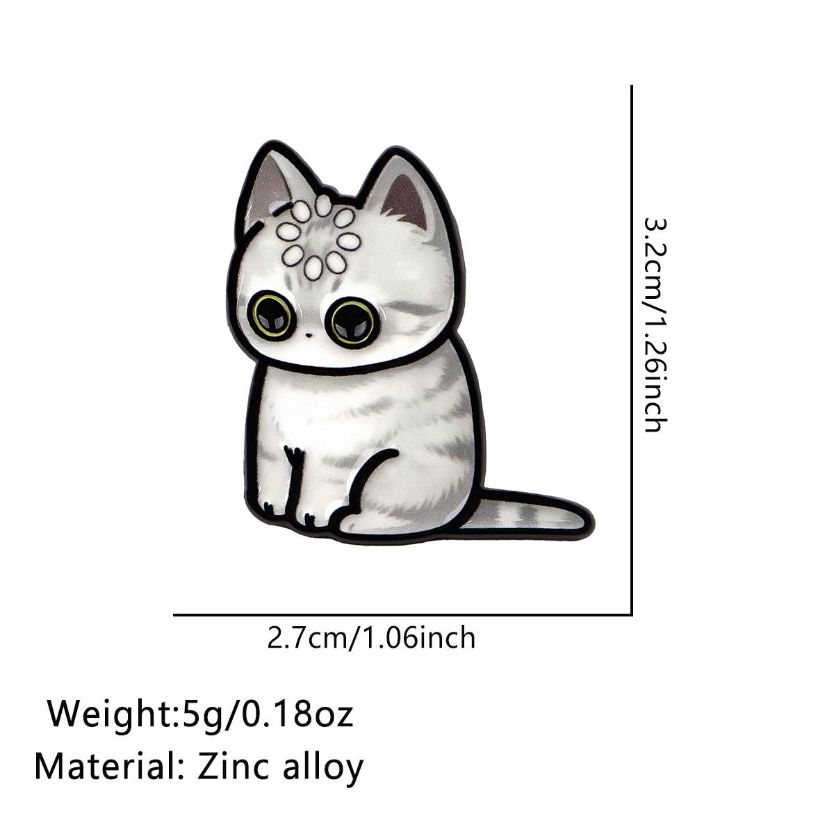 9 ピース/セット漫画猫男性ラペルピンバックパックジュエリー - Jewelry Watches For Women のレビューと価格