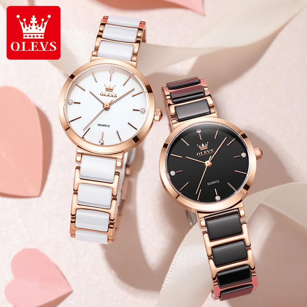 OLEVSレディース腕時計5877高級エレガントクォーツ腕時 - Jewelry Watches For Women のレビューと価格