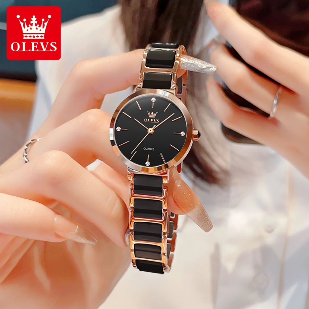 OLEVSレディース腕時計5877高級エレガントクォーツ腕時 - Jewelry Watches For Women のレビューと価格