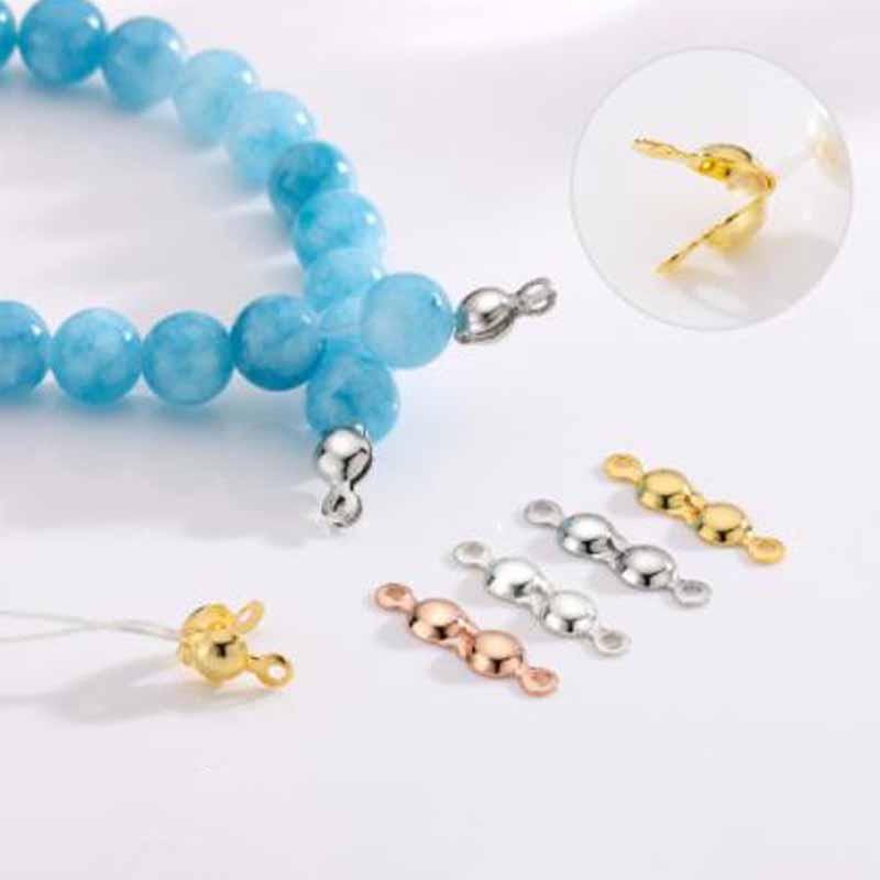 4個入り 本物の純銀925製 クロージャーエンドビーズ クラ - Charm Bracelet Beads のレビューと価格