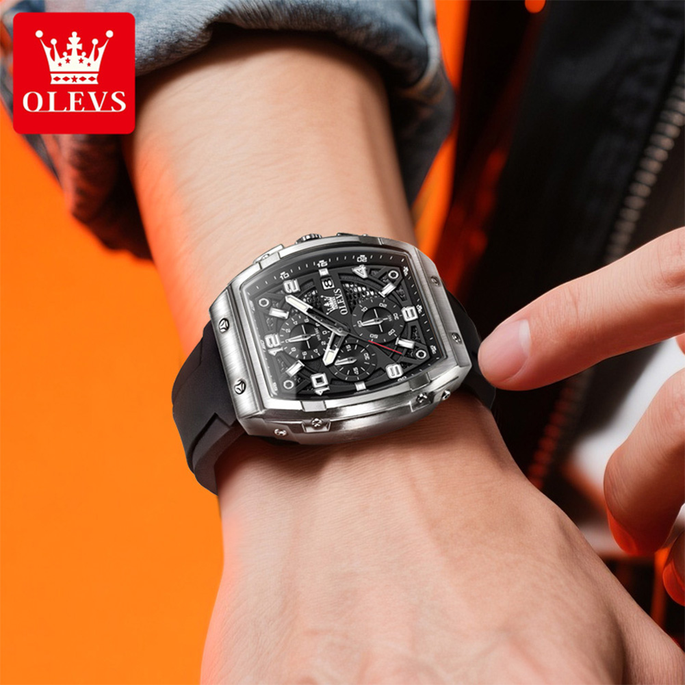 OLEVSメンズ腕時計2976高級ファッショントノー型クォー - Jewelry Inspired Watches のレビューと価格