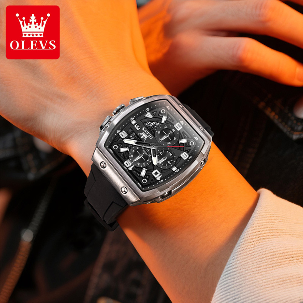 OLEVSメンズ腕時計2976高級ファッショントノー型クォー - Jewelry Inspired Watches のレビューと価格