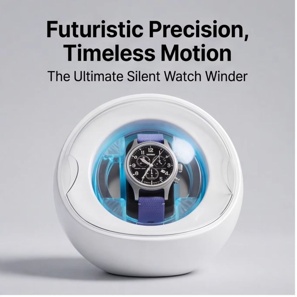 充電と接続両用 ウォッチワインダー 5色変化するアンビエント - Automatic Watch Winder のレビューと価格