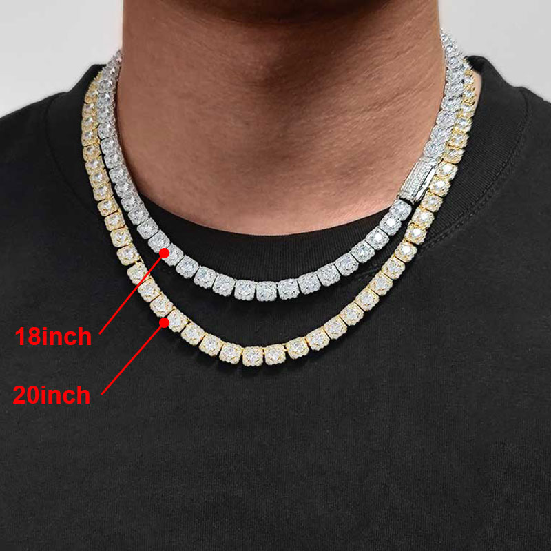 HHIOK クラスターダイヤモンドテニスチェーンマイアミテニ - Tennis Bracelet Cubic のレビューと価格