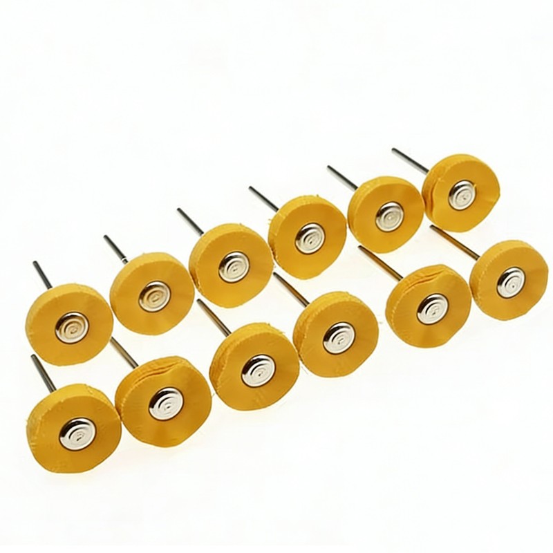 21個入り 3mm イエロー研磨布ホイール、耐摩耗性、糸くず - Jewelry With Watches のレビューと価格