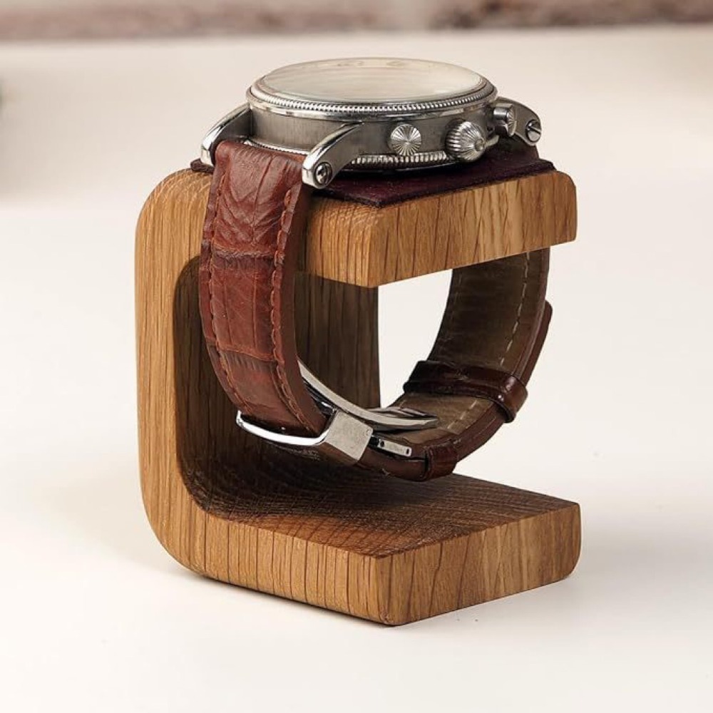新しい木製時計ホルダーユニバーサル多機能ジュエリーオーガナイ - Jewelry Organizer Watches のレビューと価格