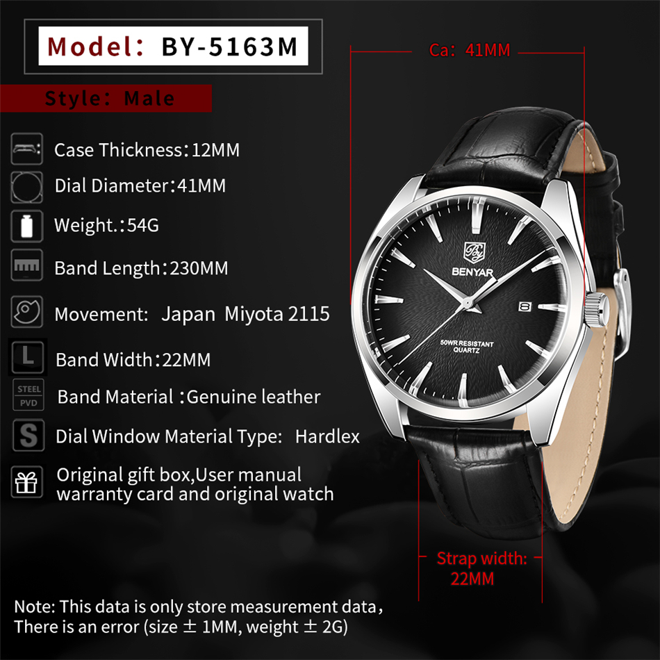 ベニヤール 5163 トップブランド 高級ミリタリー腕時計  - Jewelry Inspired Watches のレビューと価格