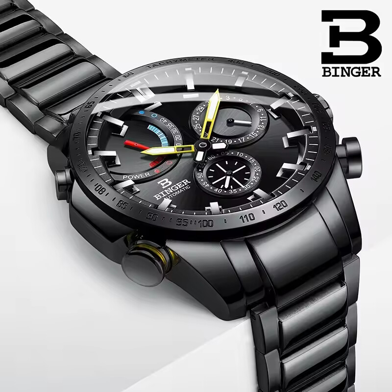 本物の高級スイス BINGER ブランドメンズ腕時計自動機械 - Automatic Watch Winder のレビューと価格