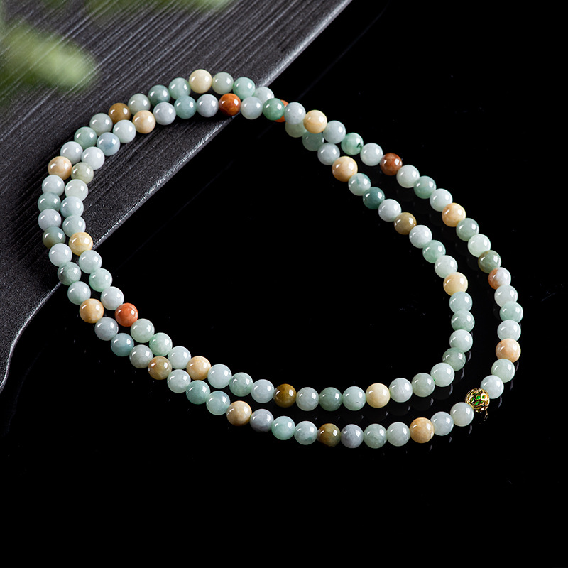 ビルマ翡翠ビーズブレスレットネックレス本物のジュエリーチャー - Charm Bracelet Beads のレビューと価格
