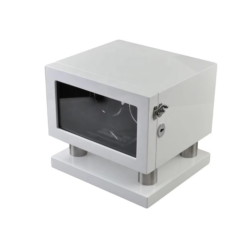 ホワイトブラウンレザーコントローラー ジャイロオービット 2 - Automatic Watch Winder のレビューと価格