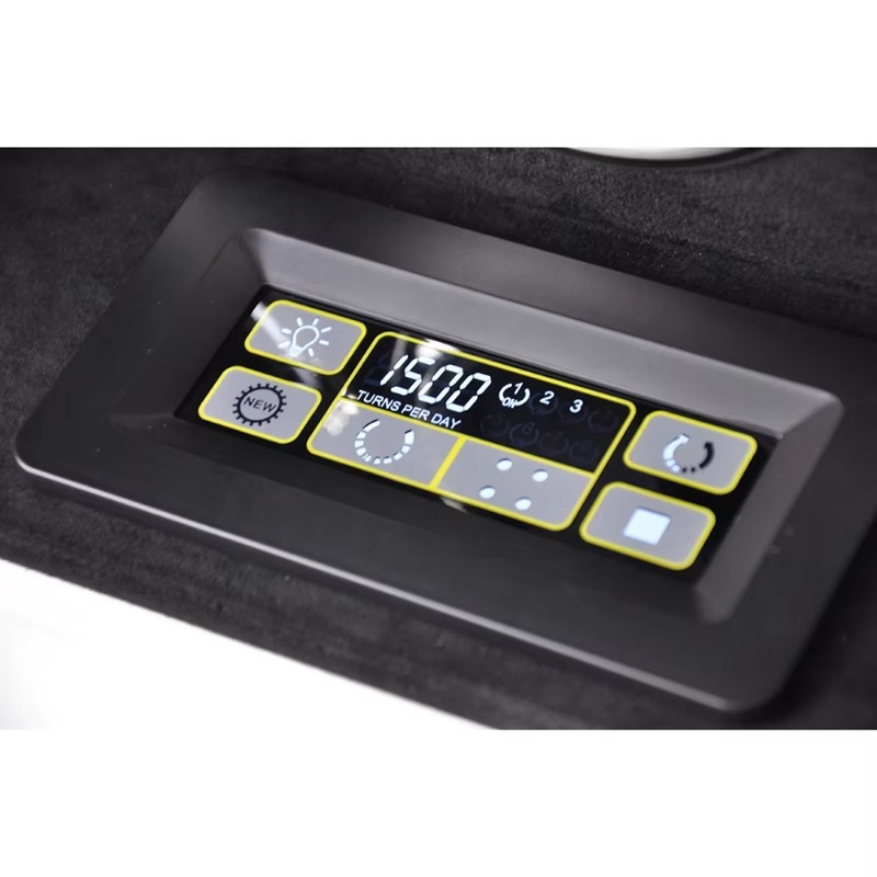 ホワイトブラウンレザーコントローラー ジャイロオービット 2 - Automatic Watch Winder のレビューと価格