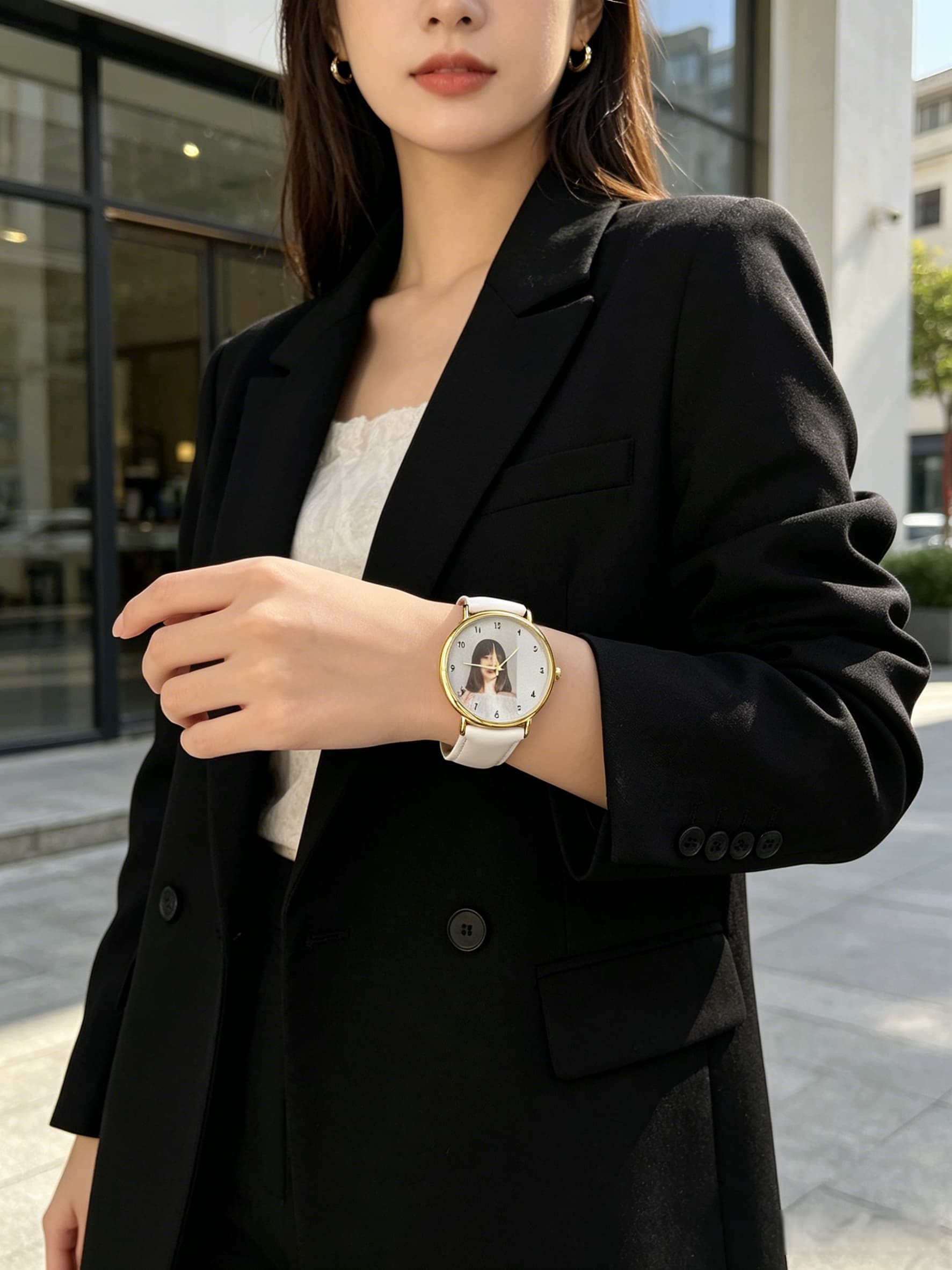 パーソナライズされた女性用腕時計 カスタム写真テキスト入り腕 - Jewelry Watches For Women のレビューと価格