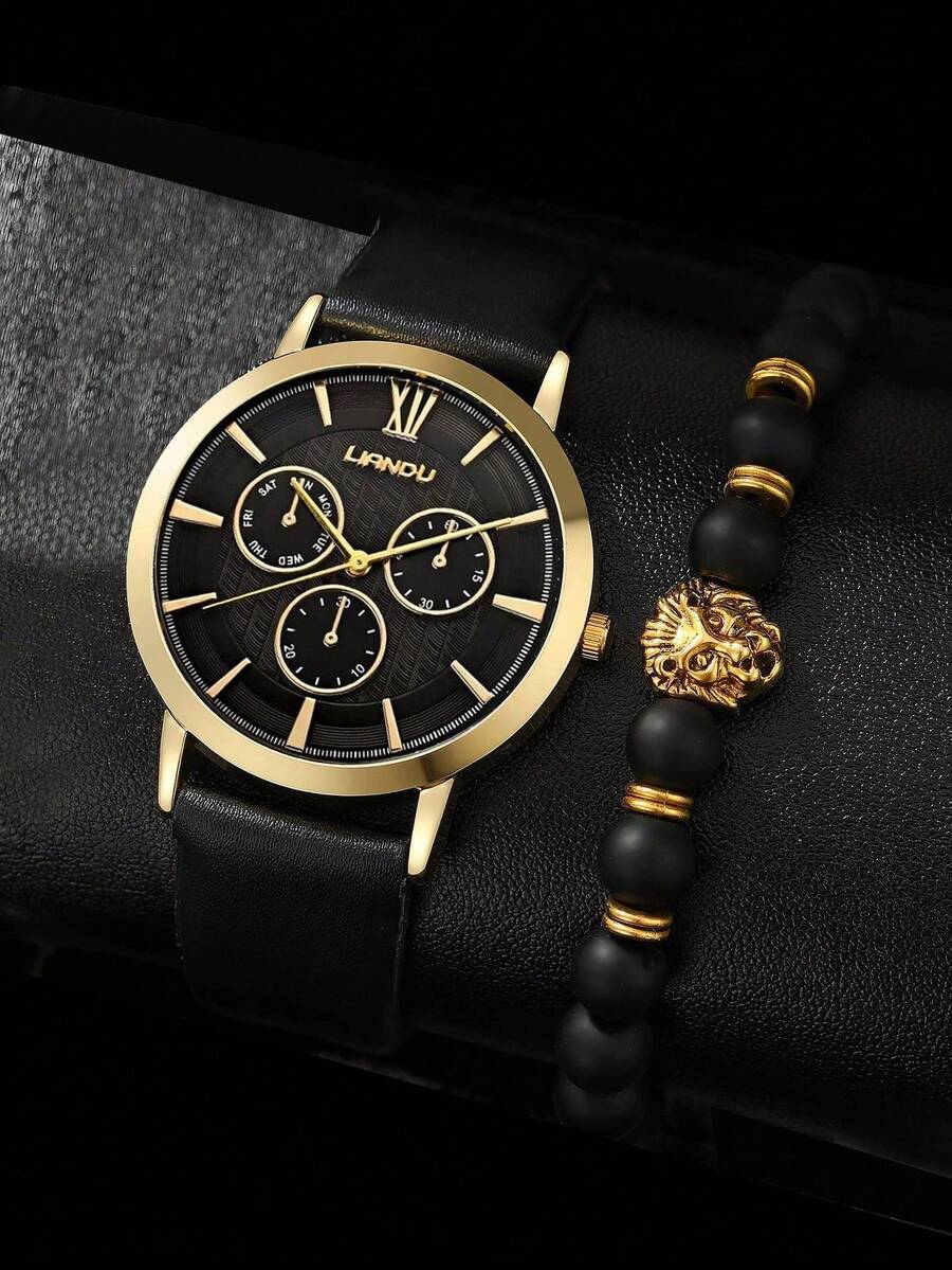 LIANDU LIANDU 1セット メンズファッションカジ - Jewelry With Watches のレビューと価格