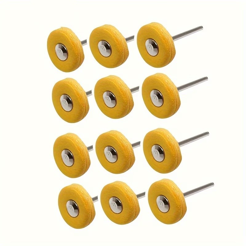 57個入り 3mm イエロー研磨布ホイール、耐摩耗性、糸くず - Jewelry With Watches のレビューと価格