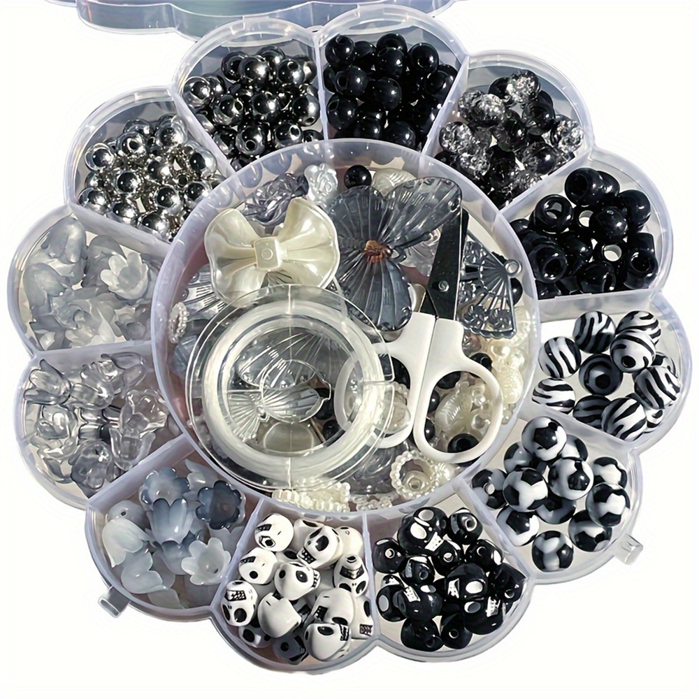 13グリッド120gランダムフラワーボックス入りビーズアクリ - Fine Jewelry & Watches Photos のレビューと価格