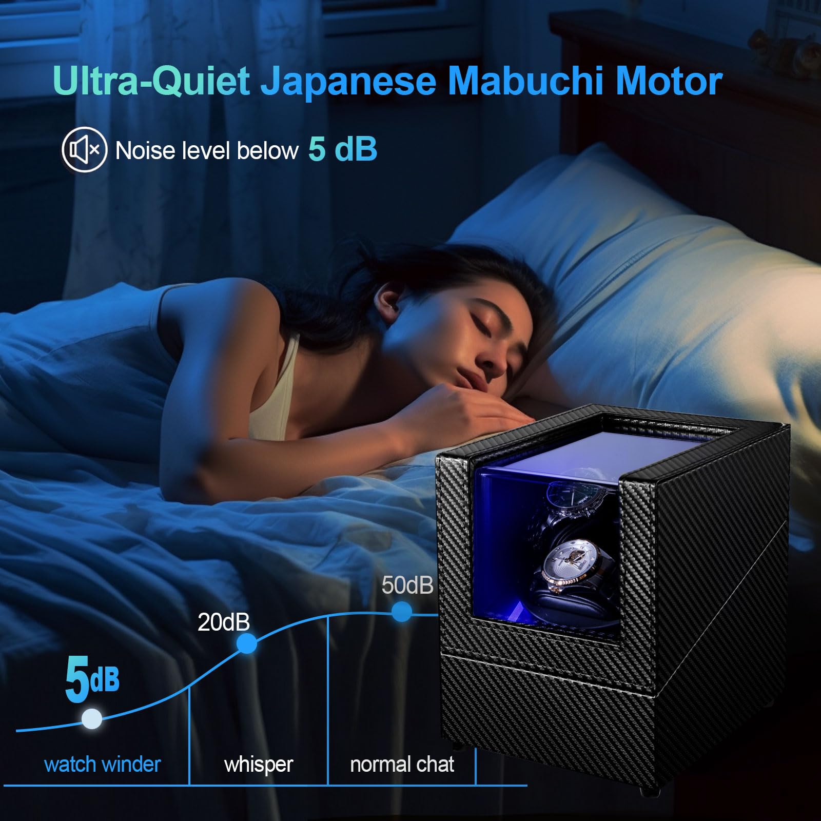 J&Tテクノロジー 自動巻き時計用ウォッチワインダー、LED - Automatic Watch Winder のレビューと価格