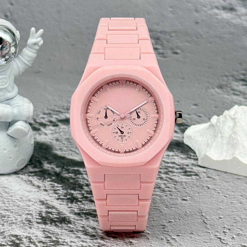 有名なブランド偽三目ダイヤル男性女性腕時計ファッションクォー - Jewelry Inspired Watches のレビューと価格