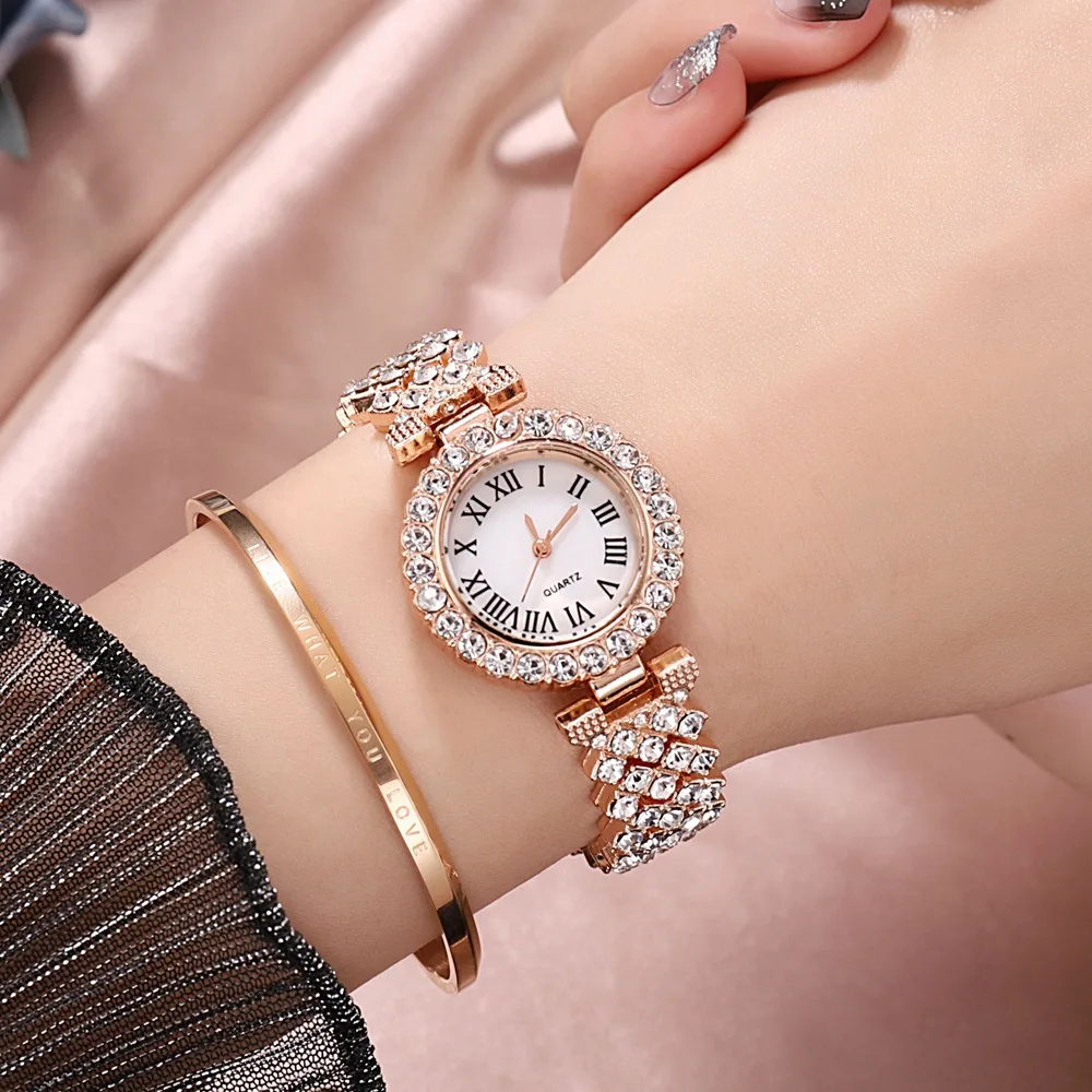 女性クォーツ時計ブレスレットファッション腕時計女性用ステンレ - Jewelry Watches For Women のレビューと価格