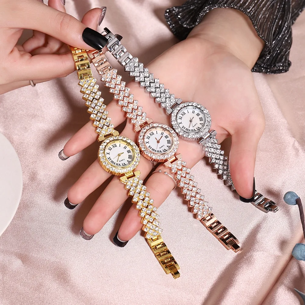 女性クォーツ時計ブレスレットファッション腕時計女性用ステンレ - Jewelry Watches For Women のレビューと価格